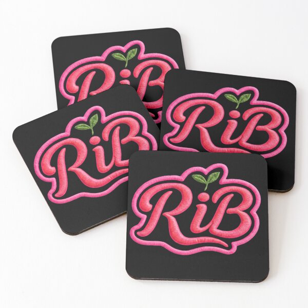Item preview, Neon pink embroidered style RiB urban biology logo designed and sold by Rib-Brand.