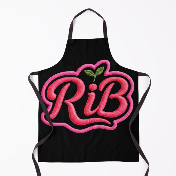 Item preview, Neon pink embroidered style RiB urban biology logo designed and sold by Rib-Brand.