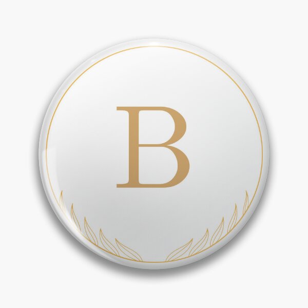 Item preview, Minimal Gold Alphabet B Sticker designed and sold by Nksparks.