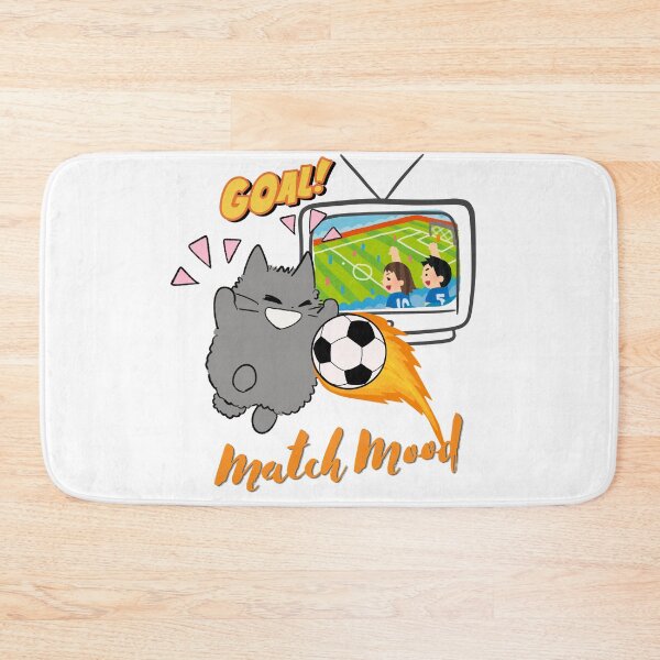 Item preview, Match Mood Funny Cat and Soccer Goal Fireball designed and sold by Atlasoloji.
