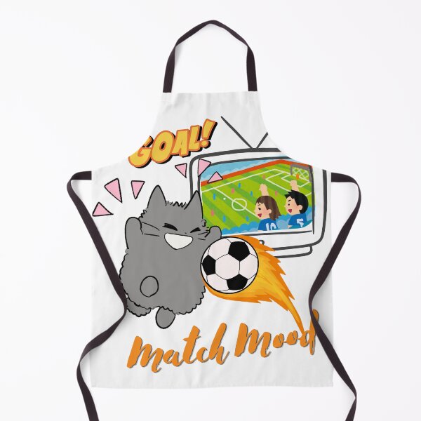 Item preview, Match Mood Funny Cat and Soccer Goal Fireball designed and sold by Atlasoloji.