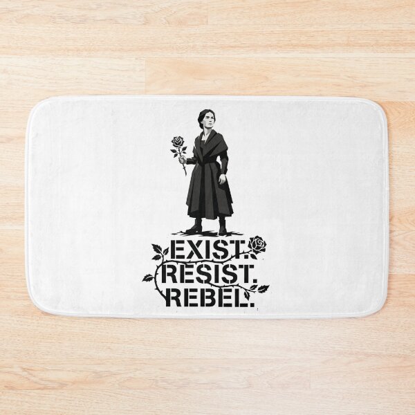 Item preview, Jane Eyre Exist Resist Rebel Gothic Rose Literary Graphic designed and sold by Fenay Designs.