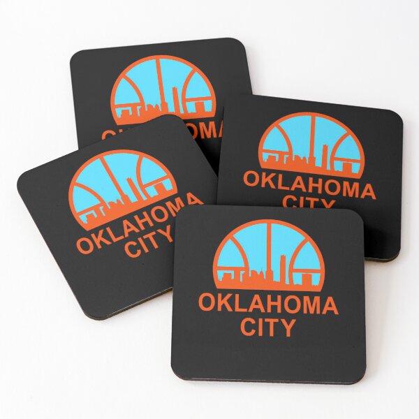 Item preview, Oklahoma City Retro Circle Basketball Graphic Poster Design designed and sold by JayLagwe.