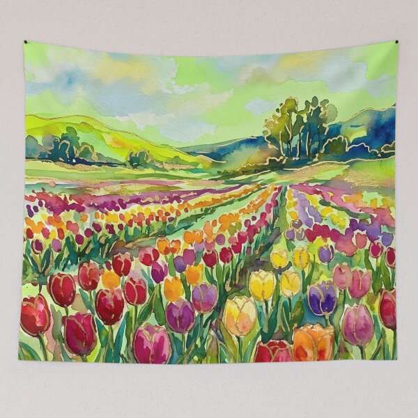 Item preview, Tulip field designed and sold by GraphicsClub.