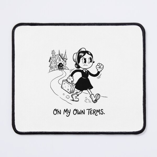 Item preview, Jane Eyre On My Own Terms Retro Cartoon Thornfield Hall designed and sold by Fenay Designs.