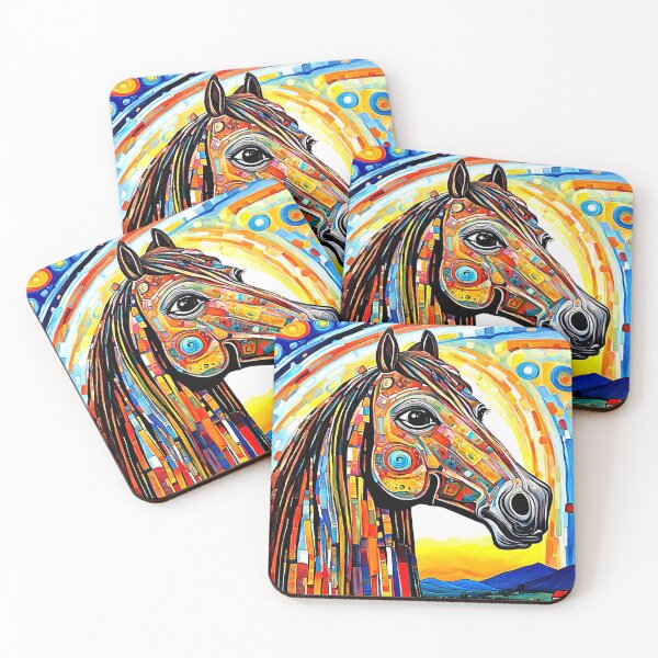 Item preview, Mosaic Horse Head designed and sold by George Hutton Hunter.