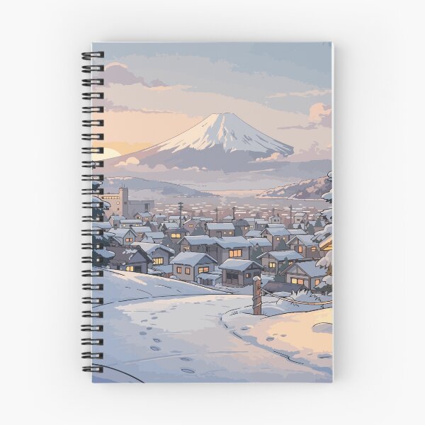 Item preview, A Quiet Winter Above the Town designed and sold by Anvc-Art.