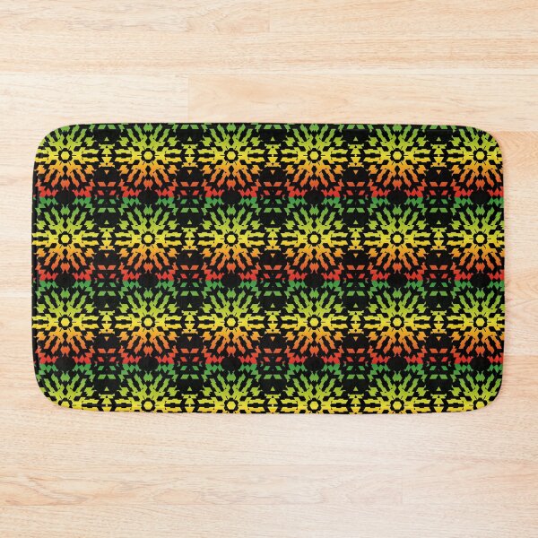 Item preview, Green & Yellow & Red Rasta colors Tile or Pattern designed and sold by Graphicfix.