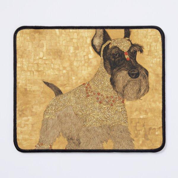 Item preview, Elegant Schnauzer in Gold Attire designed and sold by lautir.