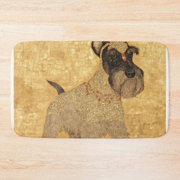 Item preview, Elegant Schnauzer in Gold Attire designed and sold by lautir.