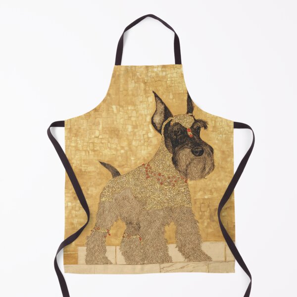 Item preview, Elegant Schnauzer in Gold Attire designed and sold by lautir.