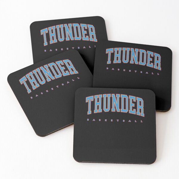 Item preview, Oklahoma Thunder Minimal Letter Basketball Poster Design Today designed and sold by RueBonnerd.