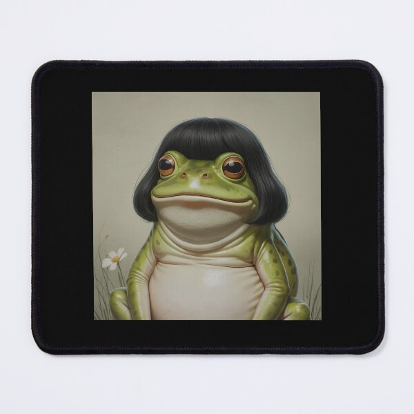 Item preview, Funny Frog Bob Haircut Meme designed and sold by Mateusz Majcherek.
