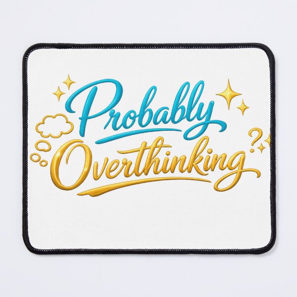 Item preview, Just Probably Overthinking Again designed and sold by Prime_1.