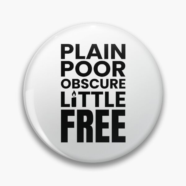 Item preview, Jane Eyre Plain Poor Obscure Little Free Subtle Quote Graphic designed and sold by Fenay Designs.