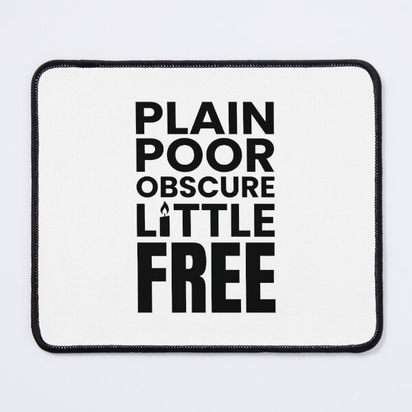 Item preview, Jane Eyre Plain Poor Obscure Little Free Subtle Quote Graphic designed and sold by Fenay Designs.