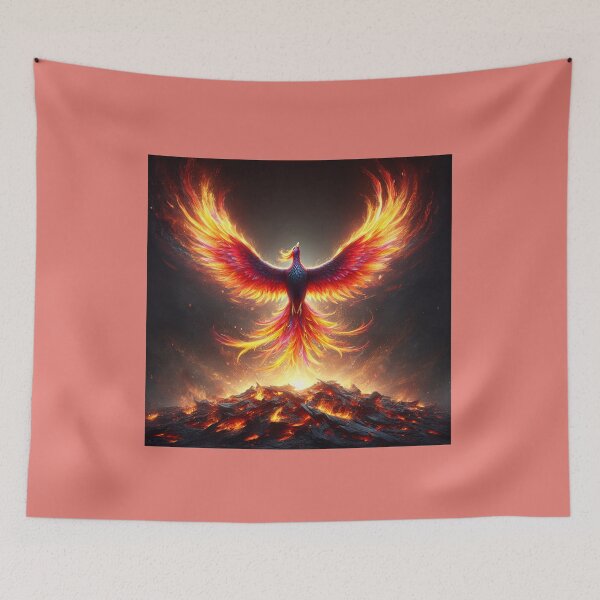 Item preview, A MYTHICAL PHOENIX REBIRTH designed and sold by Catalina Kate.