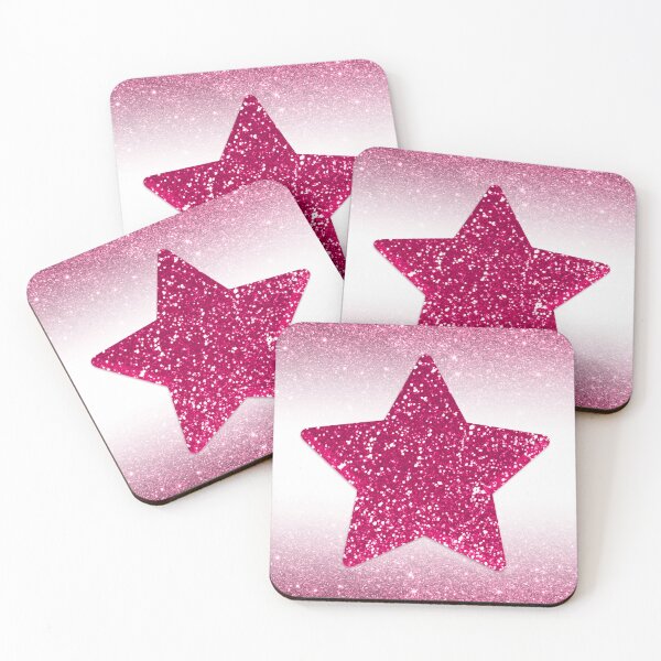 Item preview, Pink Glitter Star Design | Y2K Sparkle Aesthetic designed and sold by Rawafi Art Studio.