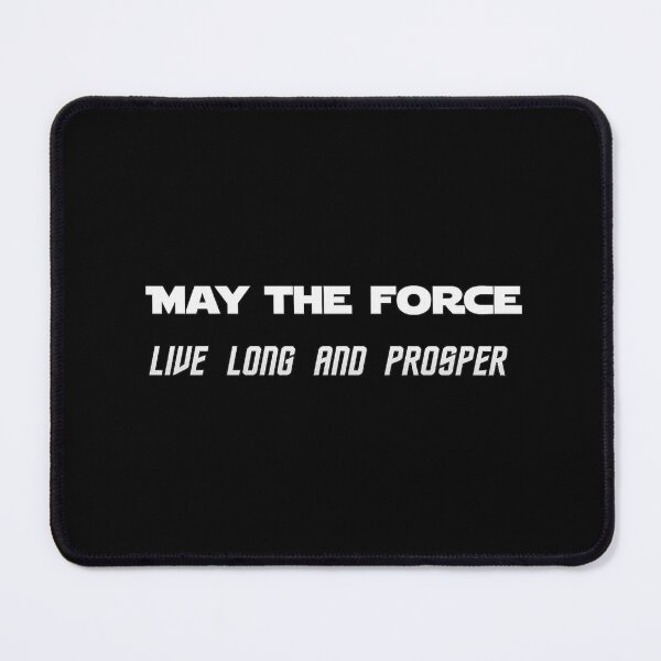 Item preview, May The Force Live Long And Prosper Sci Fi Crossover Design designed and sold by Ekonolotie.