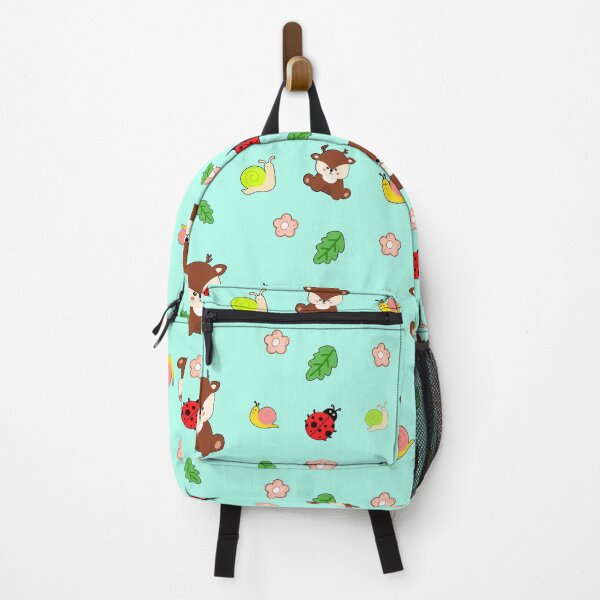 Item preview, Cute Pastel Kawaii Woodland Animals Seamless Pattern Design designed and sold by NadDot.