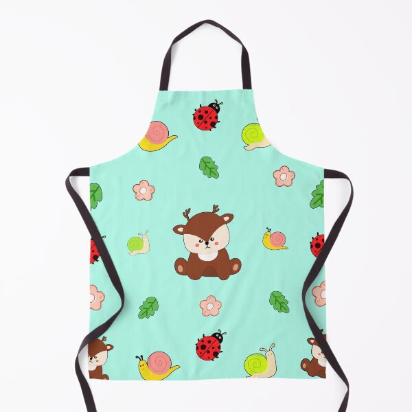 Item preview, Cute Pastel Kawaii Woodland Animals Seamless Pattern Design designed and sold by NadDot.