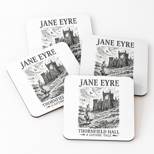 Item preview, Jane Eyre Thornfield Hall A Gothic Tale Vintage Engraving designed and sold by Fenay Designs.