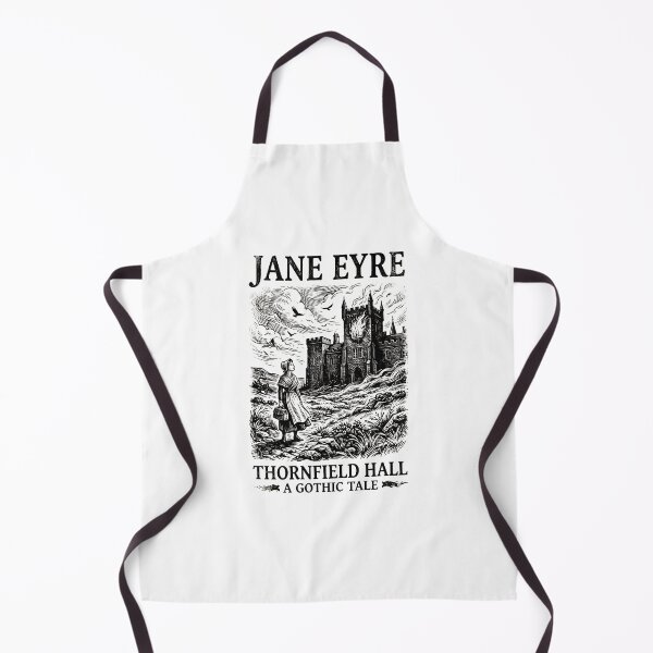 Item preview, Jane Eyre Thornfield Hall A Gothic Tale Vintage Engraving designed and sold by Fenay Designs.