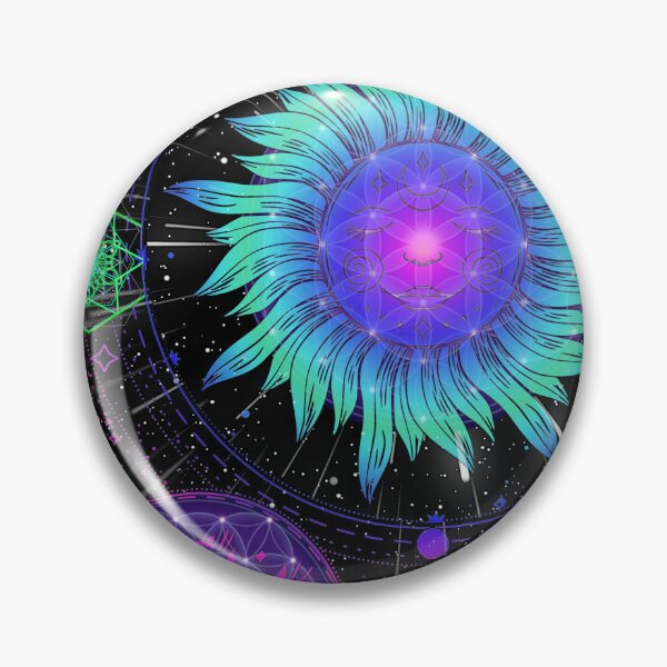 Item preview, Celestial Sacred Geometry Sun and Moon Tarot Seamless Vector Pattern Art designed and sold by FestDrip.