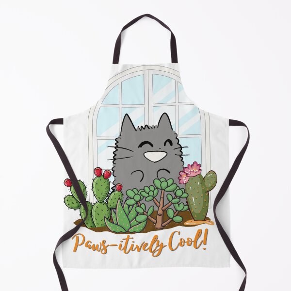 Item preview, Pawsitively Cool Cat and Prickly Cactus Plants designed and sold by Atlasoloji.