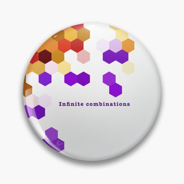 Item preview, Infinite Combinations – Colorful Hexagon Abstract Design designed and sold by NANTONAKU〜なんとなく〜.