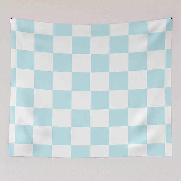 Item preview, Baby Blue and White Checkered Pattern designed and sold by Designs by IMA.