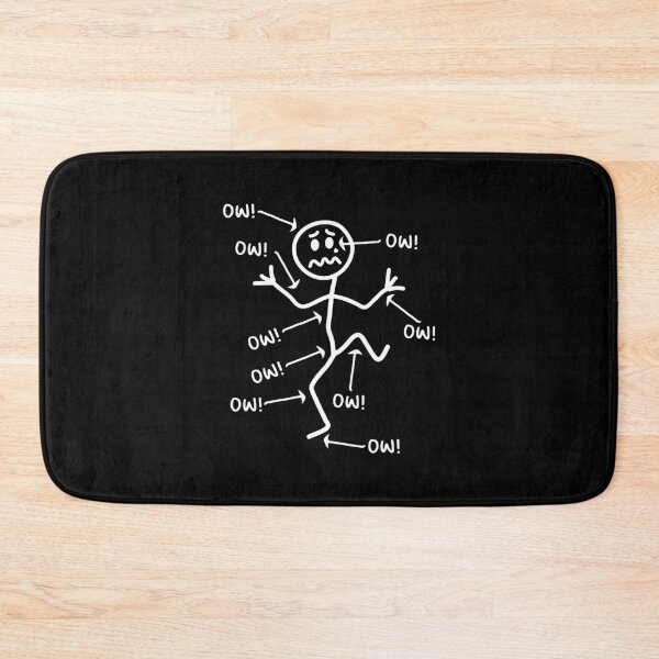 Item preview, Ow Ow Ow Stick Character Figure Chronic Pain designed and sold by arlenericker.