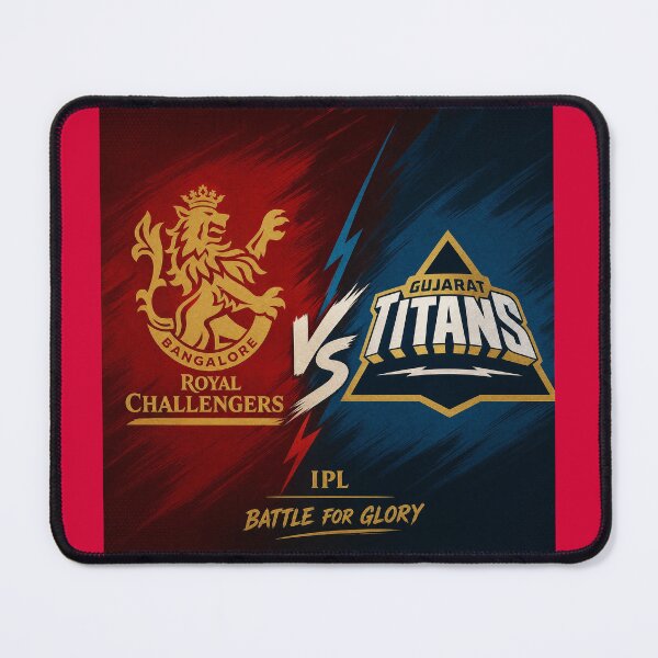 Item preview, RCB vs Gujarat Titans – IPL Clash Graphic Tee designed and sold by Crick-Art.
