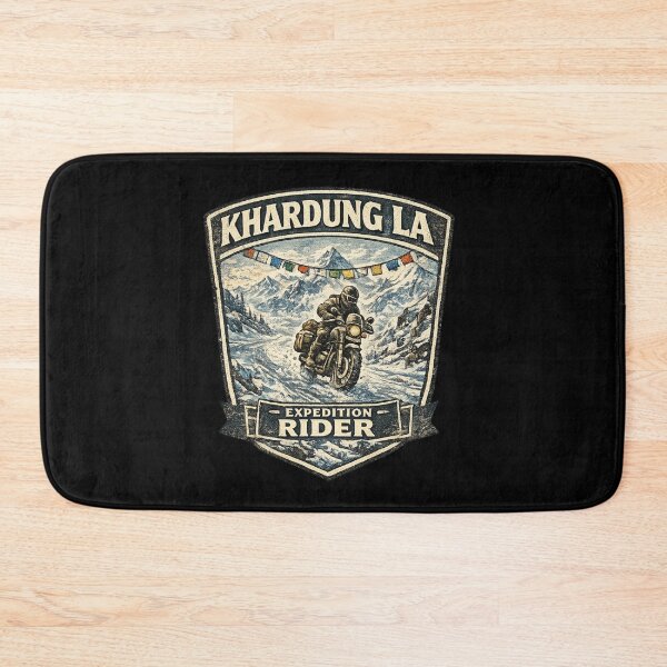 Item preview, Khardung La Expedition Rider Retro Motorcycle Adventure Shirt | Ladakh Himalayan Biker Design designed and sold by Globalcitytees.