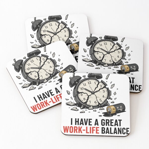 Item preview, Great Work Life Balance Funny Corporate Burnout Meme designed and sold by PixelPublishing.