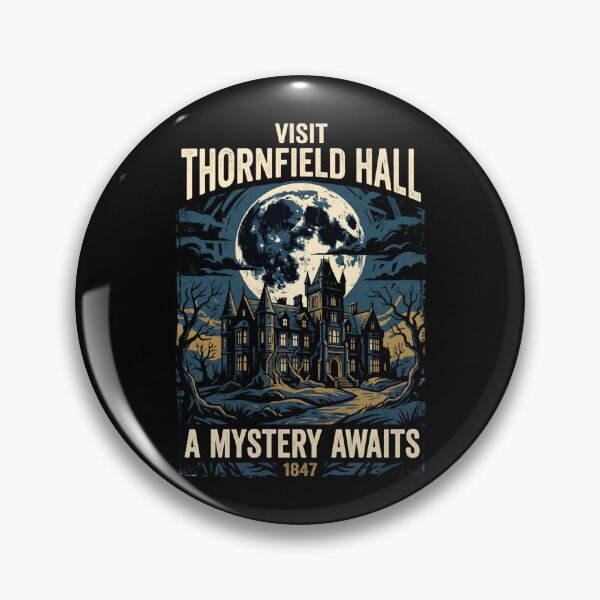 Item preview, Visit Thornfield Hall A Mystery Awaits Jane Eyre Retro Travel Poster designed and sold by Fenay Designs.