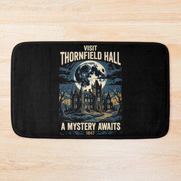 Item preview, Visit Thornfield Hall A Mystery Awaits Jane Eyre Retro Travel Poster designed and sold by Fenay Designs.