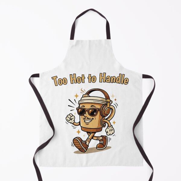 Item preview, Too Hot to Handle - Funny Retro Cool Coffee Cup designed and sold by InfiniteOrbit.