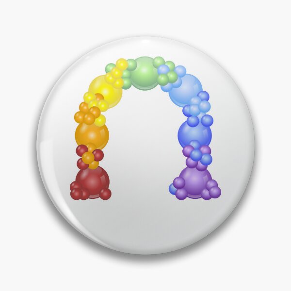 Item preview, Vibrant Rainbow Balloon Arch - Colorful Birthday Celebration Garland Art designed and sold by SolutionsArt.