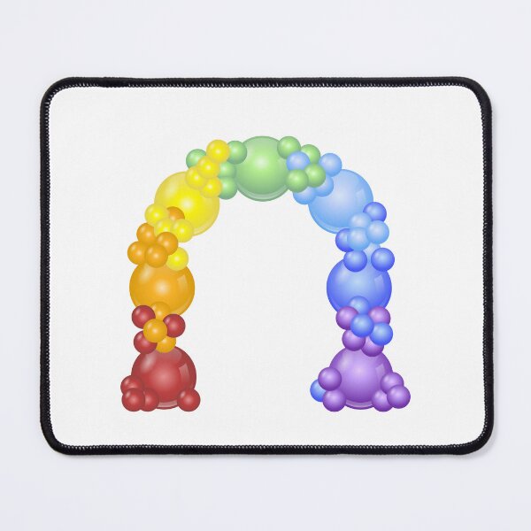 Item preview, Vibrant Rainbow Balloon Arch - Colorful Birthday Celebration Garland Art designed and sold by SolutionsArt.