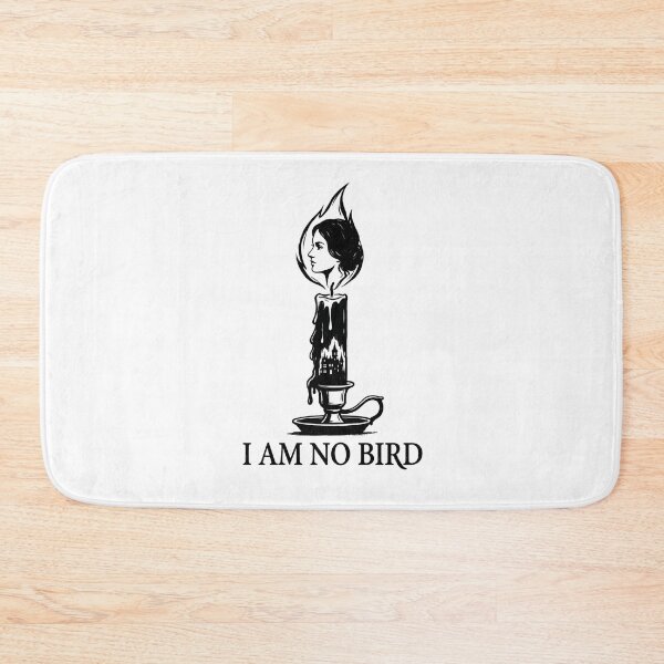 Item preview, Jane Eyre I Am No Bird Minimalist Candle Flame Line Art designed and sold by Fenay Designs.