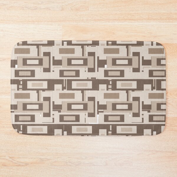 Item preview, Brutal Modernism Neutral Earth Tone Design  designed and sold by PatternTitan.