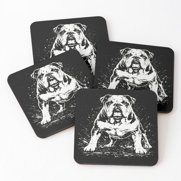 Item preview, Distressed Bulldog Graphic Tee - Espresso Comfort Color designed and sold by SoyLamderma.