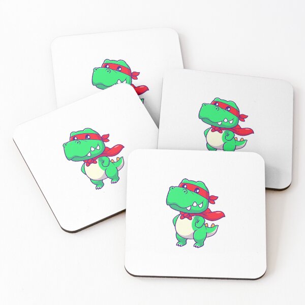 Item preview, Cute Dinosaur Superhero Red Cape and Mask Cartoon designed and sold by Hiro Hiro.