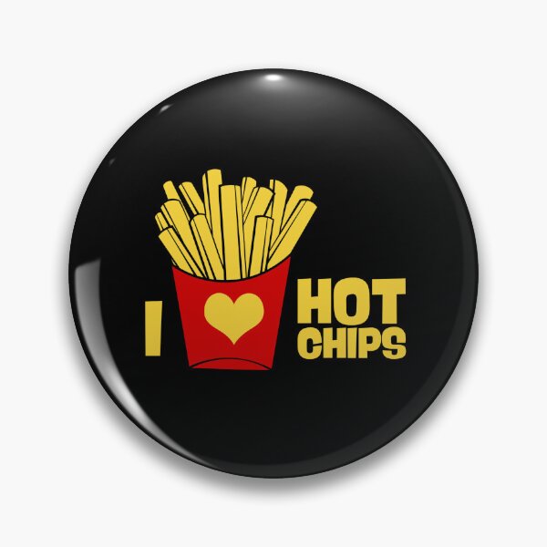 Item preview, I Love Hot Chips designed and sold by Dondonmart.
