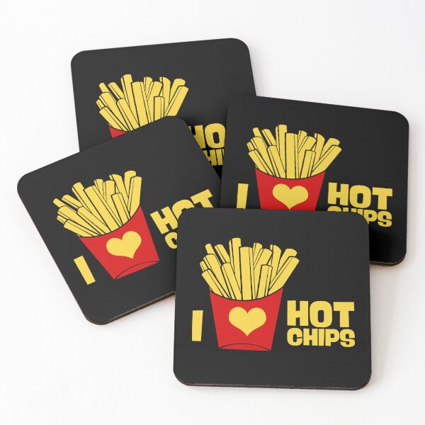 Item preview, I Love Hot Chips designed and sold by Dondonmart.