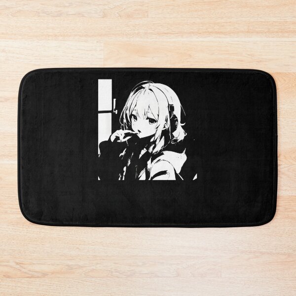 Item preview, Rainy Days Aesthetic Manga Girl Lofi #732 designed and sold by mika-gallery.