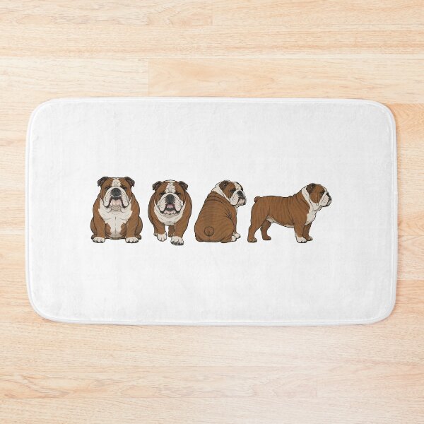 Item preview, Four Views of Bulldog Poses Dog Lovers Shirt designed and sold by SoyLamderma.