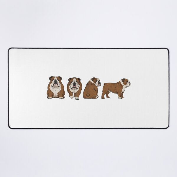 Item preview, Four Views of Bulldog Poses Dog Lovers Shirt designed and sold by SoyLamderma.