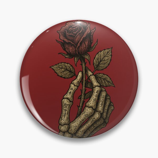 Item preview, Rose held by skeleton designed and sold by ElijahTheOne.